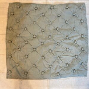 Nordstrom at Home Pillow Shams Euro Set of 2 Quilted 3D Bobbles Cotton Turquiose